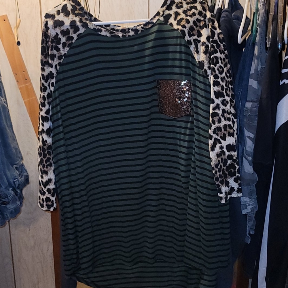 3xl 3/4 sleeve women's shirt